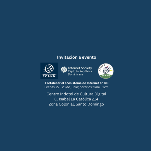 Evento isoc.do Als; lacralo de ICANN republica dominicana